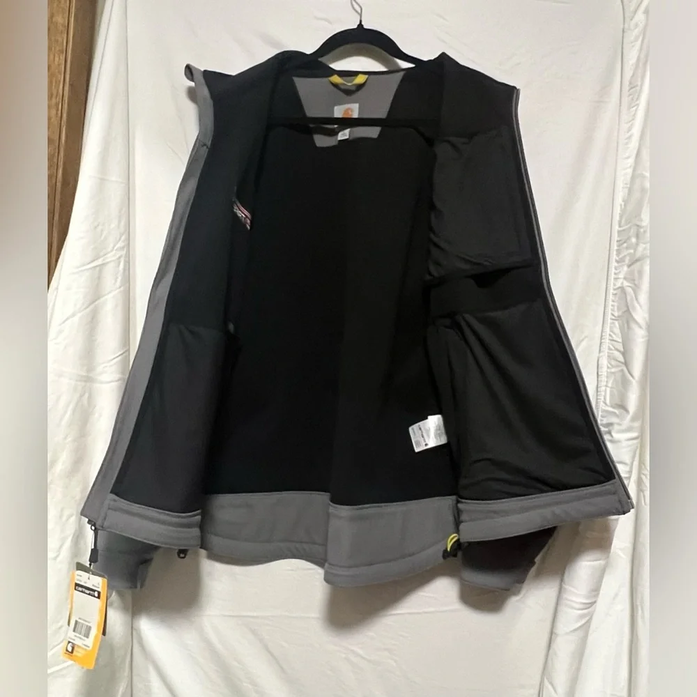 NWT Carhartt Gray Crowley Jacket Outdoor Work Wear Windbreaker Waterproof
